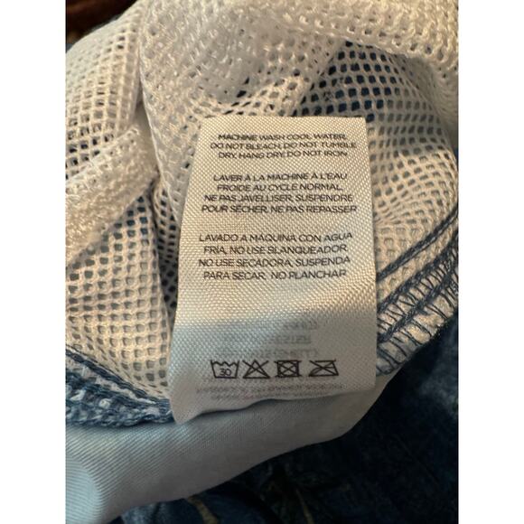 Trunks Surf & Swim Co. Palm Tree Swim Trunks Blue Size Large - Picture 6 of 6